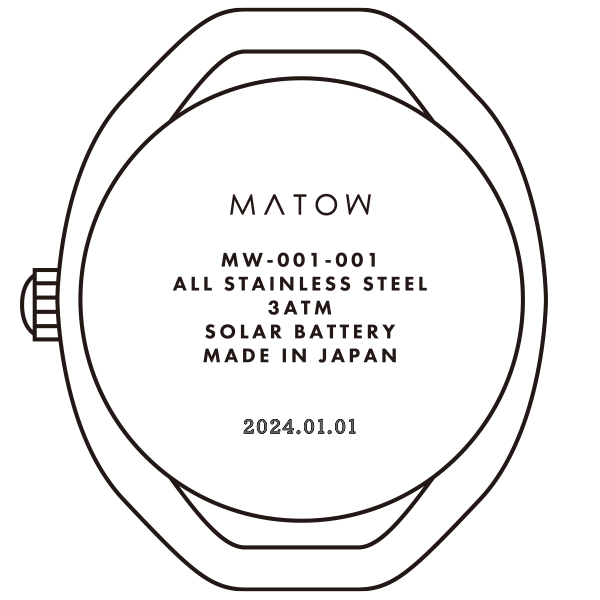 MATOW マトウ ［100本限定］SHIKI ROUND ROSE GOLD 星彩 / 金花