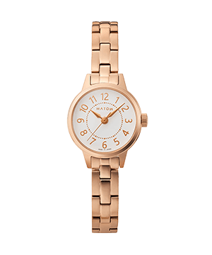 MATOW マトウ TSUKI 清月 / ROUND ROSE GOLD WHITE レディース 腕時計