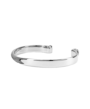 TWIST BANGLE SILVER