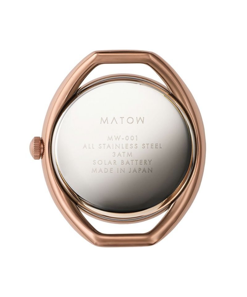 MATOW マトウ レディース 腕時計 SHIKI ROUND ROSE GOLD / FUYU ホワイトペッパー