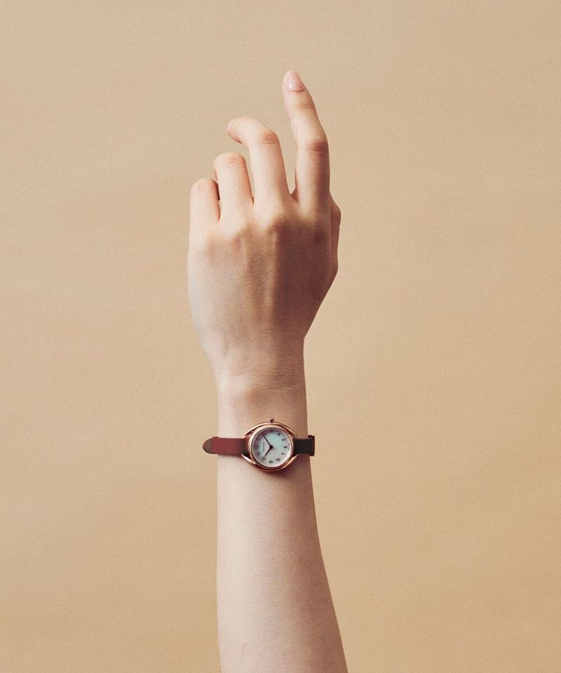 MATOW マトウ SHIKI ROUND ROSE GOLD / AKI ケイトウ レディース