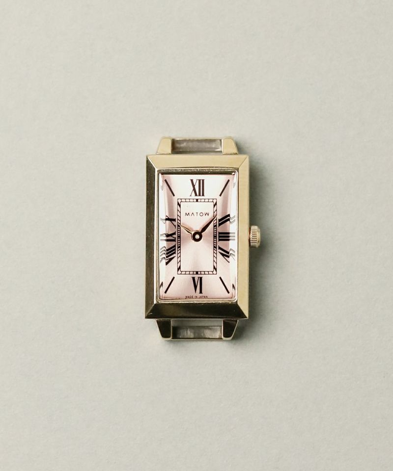 【保証書】【MATOW】Shiki square rose gold 腕時計 時計