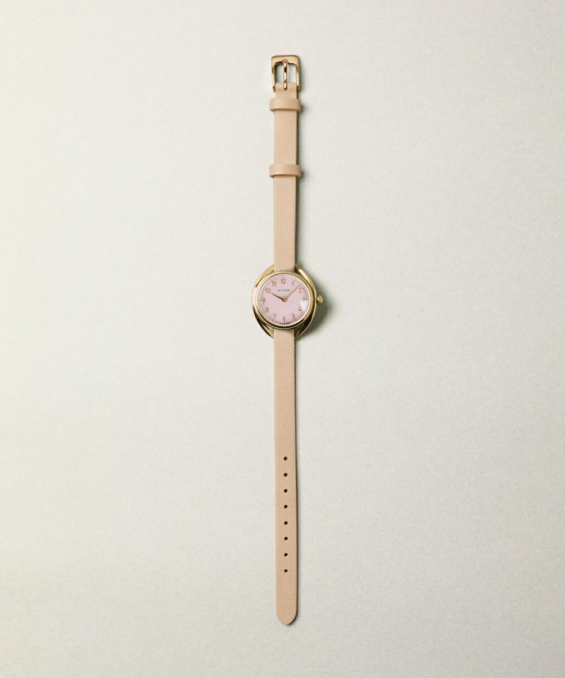 MATOW 腕時計SHIKI HARU ROUND ROSE GOLD 白亜 - 時計