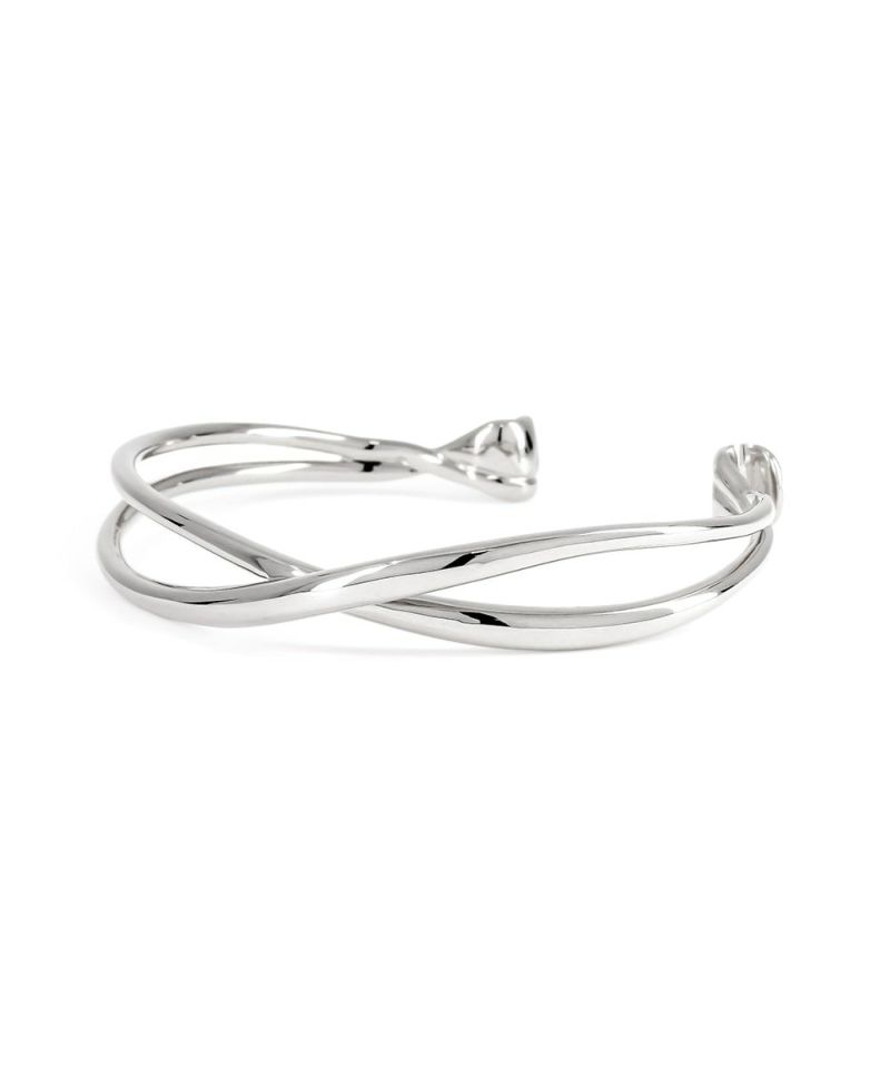 SHIKI CROSS BANGLE / SILVER