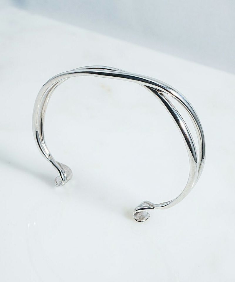 CROSS BANGLE SILVER