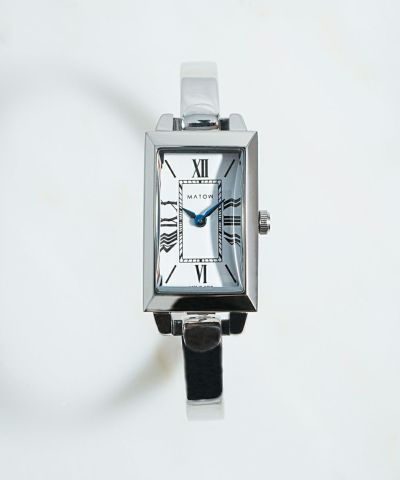 MATOW 腕時計レディース SHIKI SQUARE SILVER / 銀花