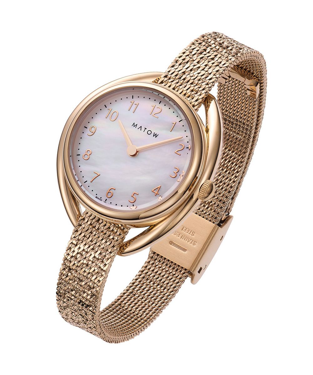 MATOW マトウ SHIKI ROUND ROSE GOLD / 金花 レディース 腕時計 