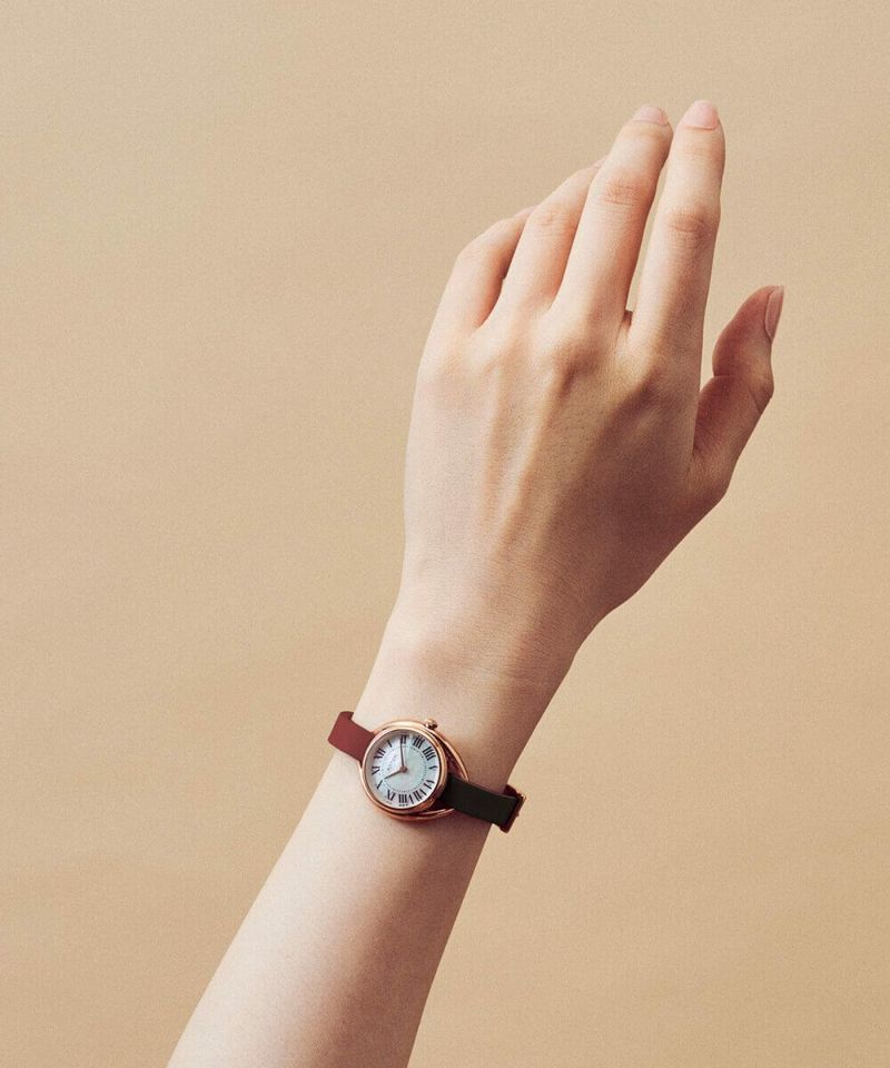 MATOW マトウ SHIKI ROUND ROSE GOLD 白亜 / AKI ケイトウ レディース