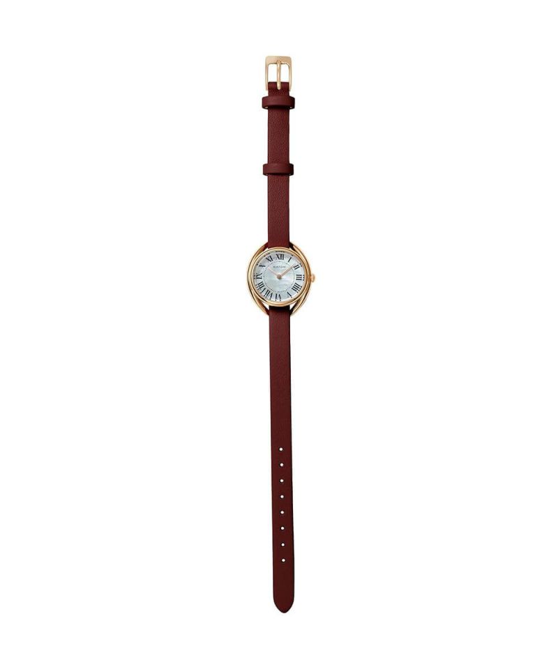 MATOW マトウ レディース 腕時計 SHIKI ROUND ROSE GOLD 白亜 / AKI アキレア