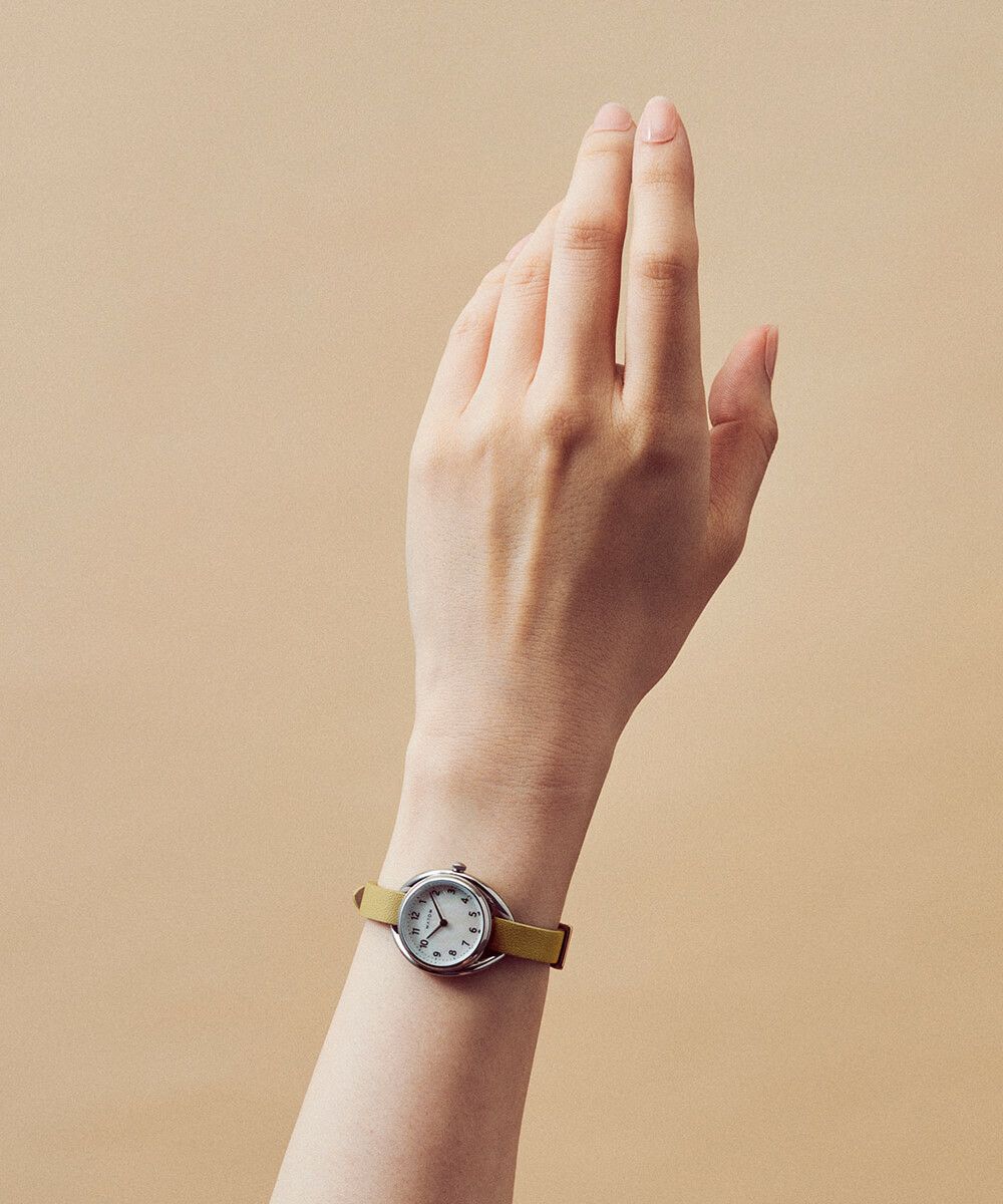 MATOW マトウ SHIKI ROUND SILVER / HARU ミモザ レディース 腕時計  