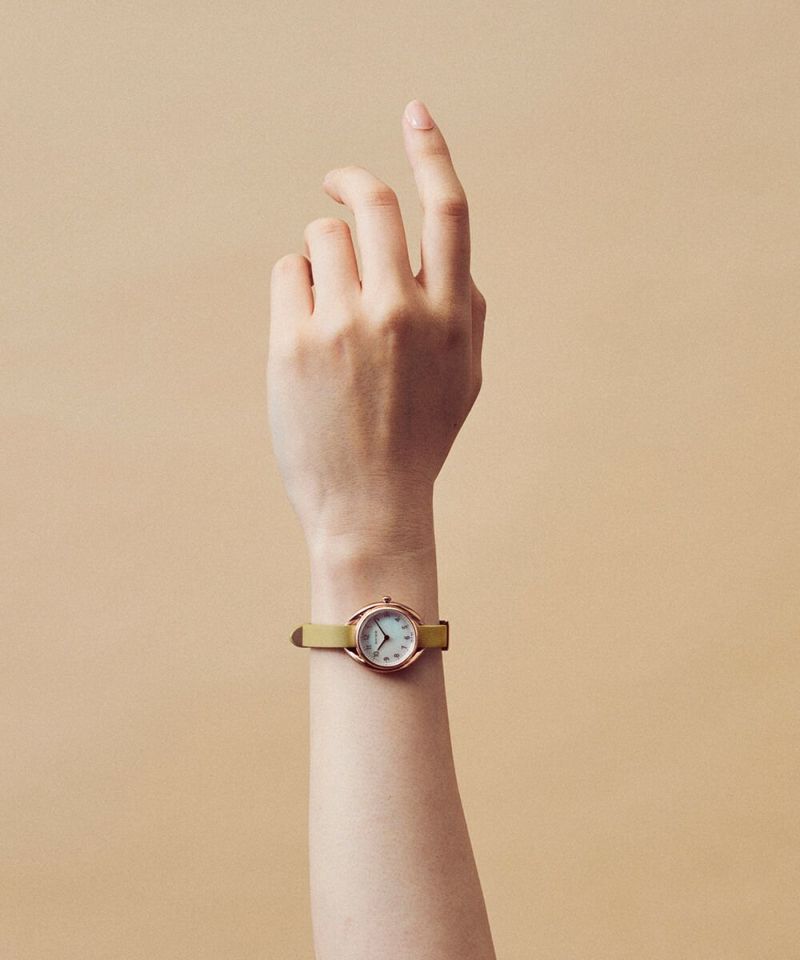 MATOW マトウ SHIKI ROUND ROSE GOLD / HARU ミモザ レディース 腕時計