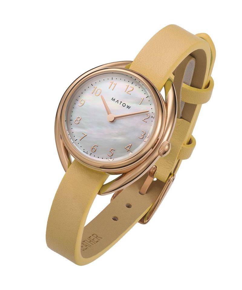 MATOW マトウ SHIKI ROUND ROSE GOLD / HARU ミモザ レディース 腕時計
