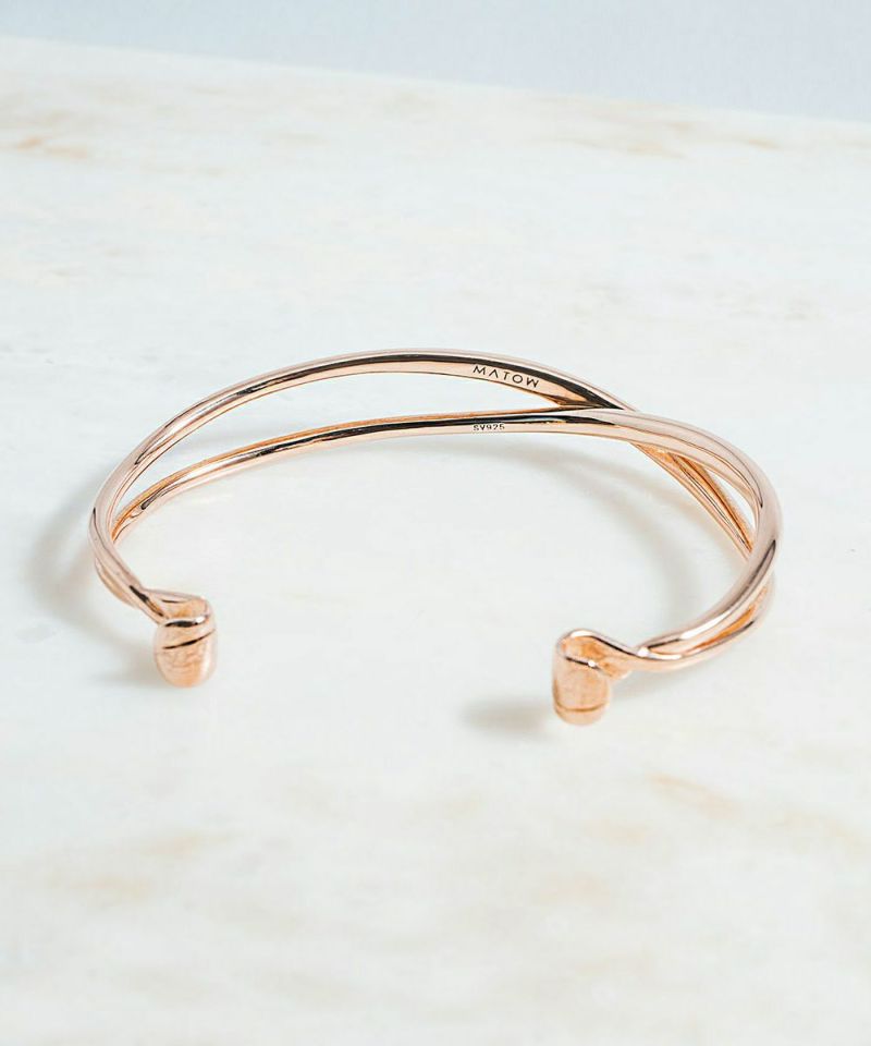 CROSS BANGLE ROSEGOLD MEDIUM