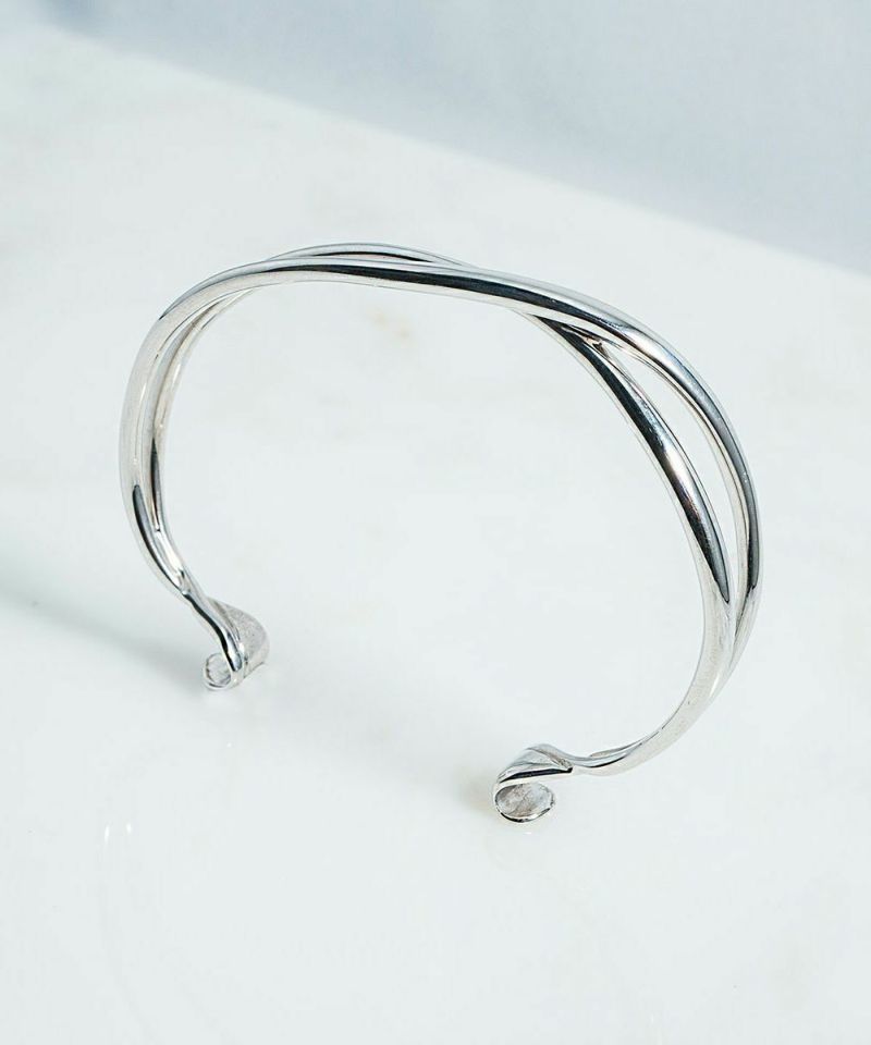 CROSS BANGLE SILVER MEDIUM