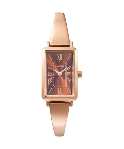 TSUKI 月華 / SQUARE ROSE GOLD AMBER