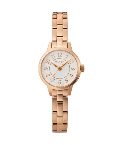 TSUKI 清月 / ROUND ROSE GOLD WHITE
