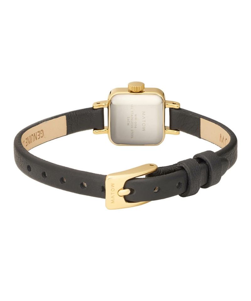 MATOW マトウ TSUKI 淡月 MW-006 保証書付き 美品 MATOW マトウ TSUKI 淡月 / MINI SQUARE GOLD WHITE BLACK