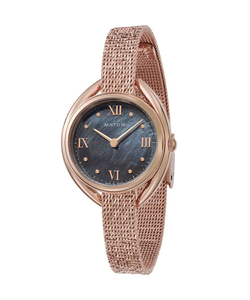 マトウ　MATOW SHIKI ROUND ROSE GOLD /HARU腕時計 MATOW マトウ SHIKI ROUND ROSE GOLD 白亜 / FUYU ホワイト