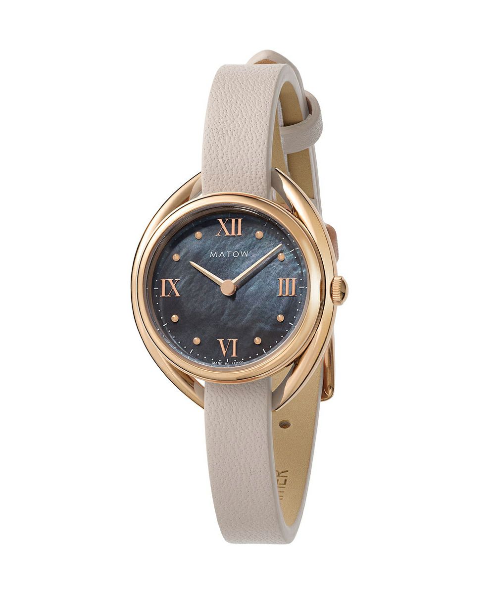 MATOW マトウ SHIKI ROUND ROSE GOLD 藍炭 / FUYU ホワイトペッパー