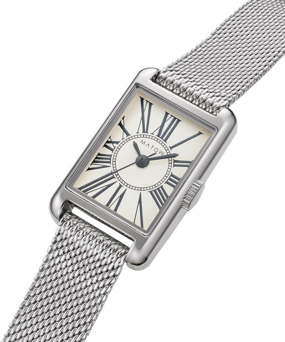 MATOW マトウ TSUKI 朧月 サークルローマン / SQUARE SILVER MESH