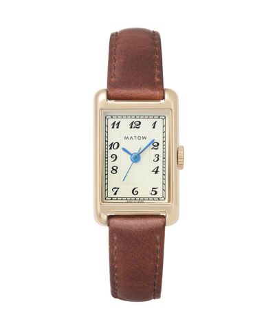 TSUKI 朧月 アラビック / SQUARE GOLD BROWN LEATHER ARABIC