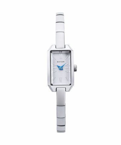 TSUKI 清月 / MINI SQUARE SILVER WHITE