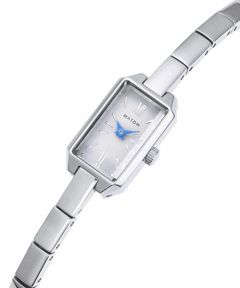 MATOW マトウ TSUKI 清月 / MINI SQUARE SILVER WHITE レディース
