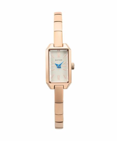 TSUKI 清月 / MINI SQUARE ROSE GOLD WHITE