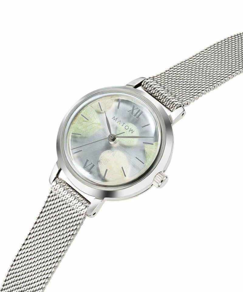 MATOW マトウ SHIKI BOUQUET 鈴蘭 SILVER MESH レディース 腕時計