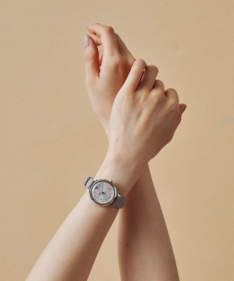 MATOW マトウ SHIKI BOUQUET 花霞 SILVER LILAC LEATHER レディース